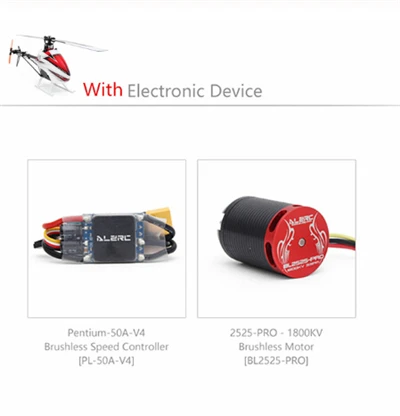 ALZRC X360 FBL Профессиональный RC трюк вертолет 6CH 3D бесщеточный двигатель K8 гироскоп Flybarless Летающий вертолет RC игрушки для детей - Цвет: with Motor and ESC