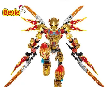 

XSZ 612-4 Biochemical Warrior BionicleMask of Light Bionicle Tahu Ikir Building Block Compatible with Toys