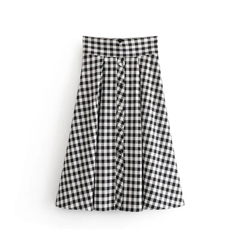 

2018 Western Style Spring And Summer WOMEN'S Dress New Style Thick Pattern Skirt