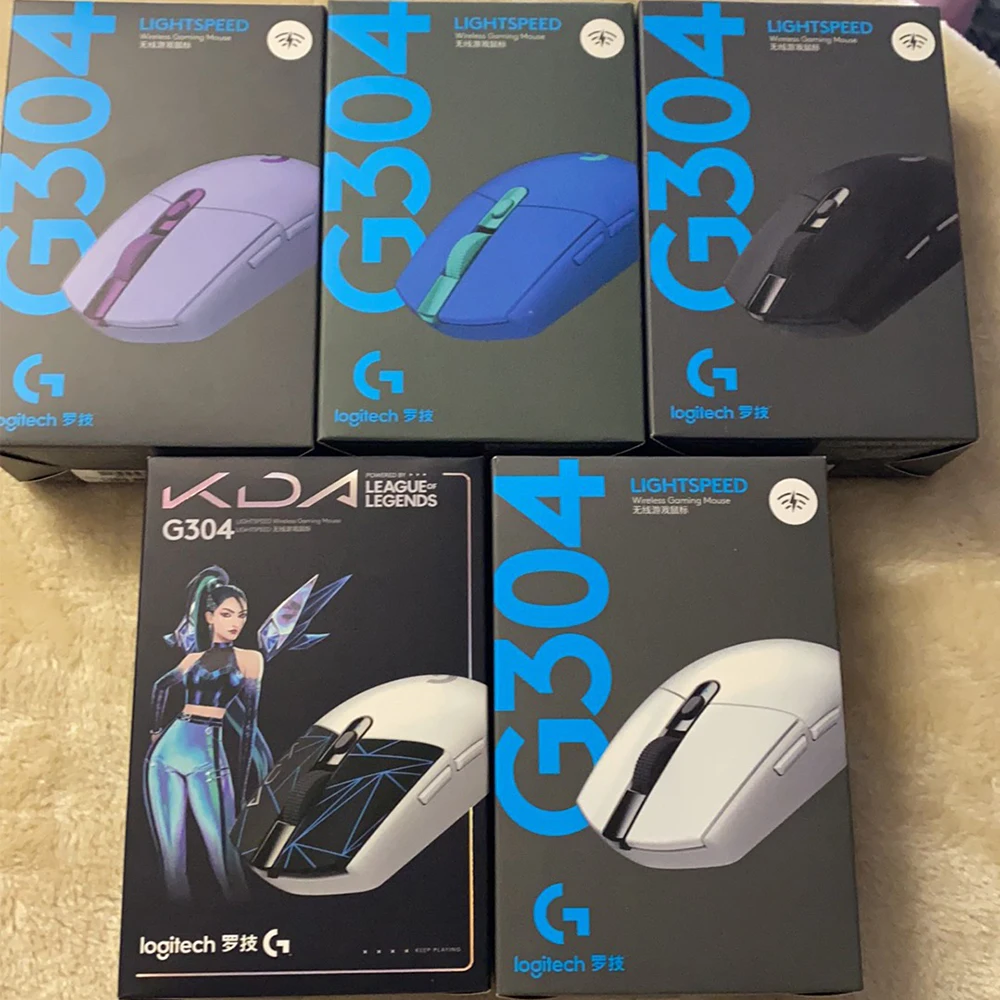  Logitech G305 K/DA Lightspeed Wireless Gaming Mouse - Official League  of Legends KDA Gaming Gear - Hero 12,000 DPI, 6 Programmable Buttons, 250h  Battery Life, On-Board Memory, Compatible with PC/Mac 