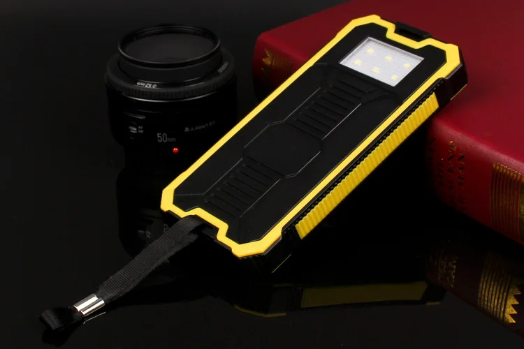 Solor power Bank 30000 мАч Внешний аккумулятор портативное быстрое зарядное устройство для всех смартфонов с солнечной панелью зарядное устройство