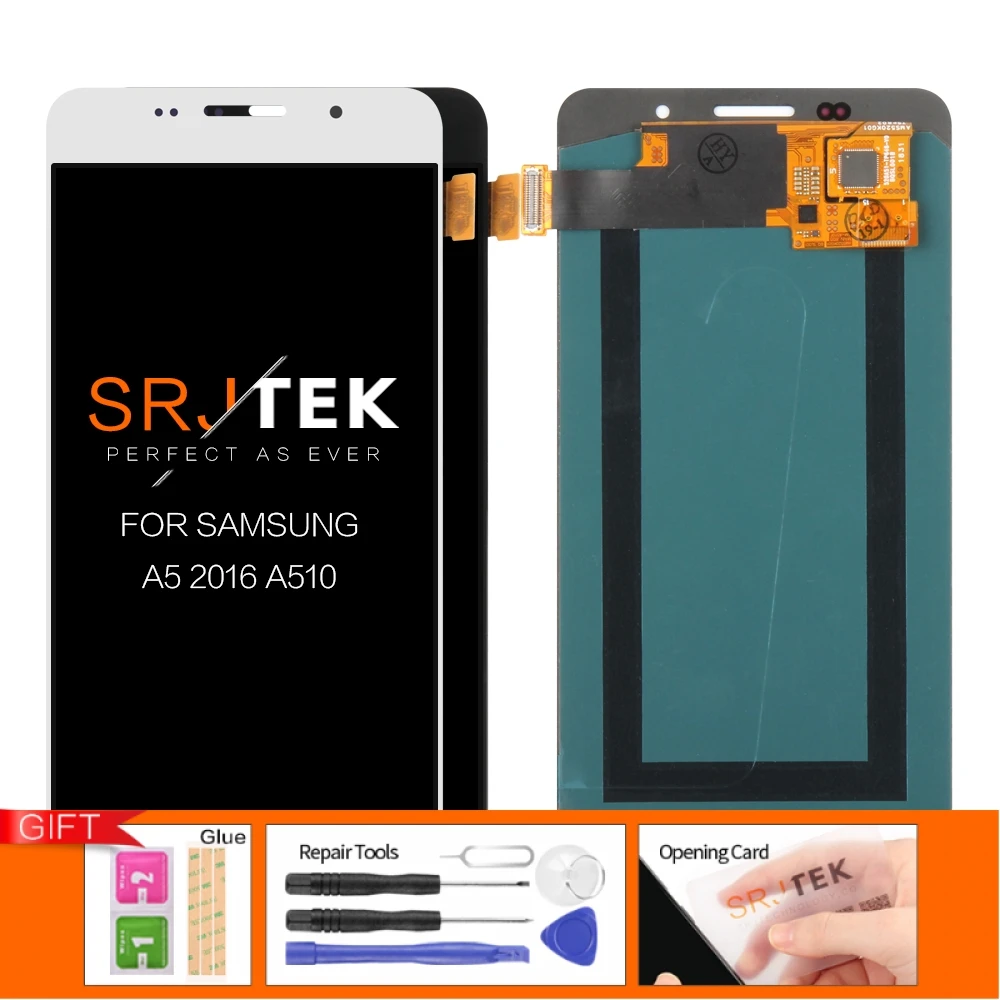 Цена 100% Тесты Super AMOLED ЖК дисплей для samsung Galaxy A5 2016 A510F A510M A510FD A5100 A510Y ЖК дисплей Дисплей кодирующий преобразователь сенсорного экрана в сборе