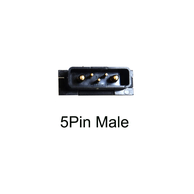 1Pair Lithium Batterijdoos Power Discharge Connector 5 Pinnen Mannelijke Stekker En Vrouwelijke Stekker E Bike Onderdelen P