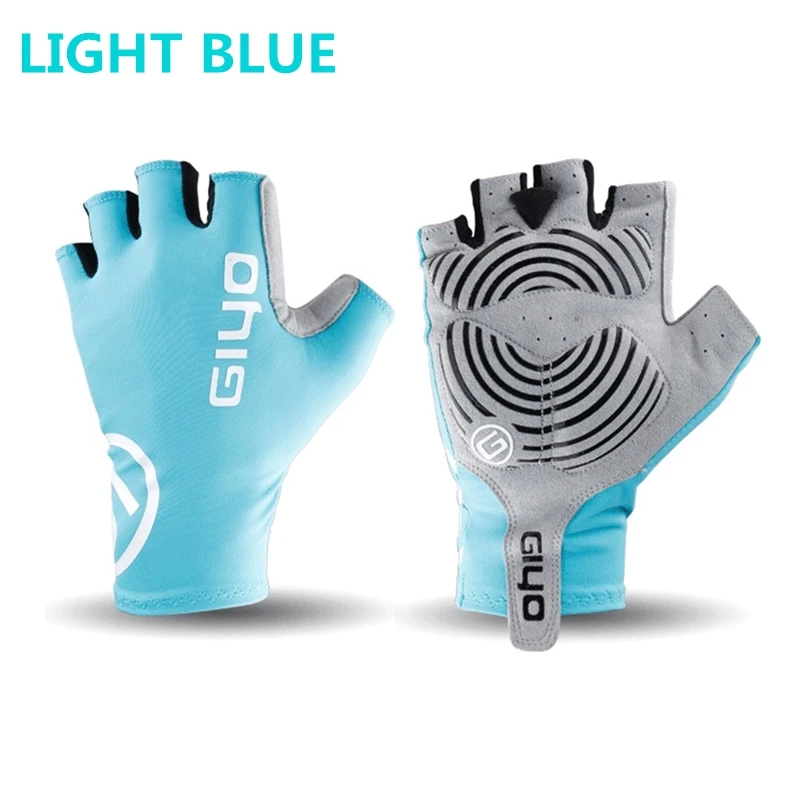 GIYO Touch Screen Long HALF Fingers Gel Sports bike Cycling Gloves MTB Road Bike Riding Racing Gloves Women Men Bicycle Gloves