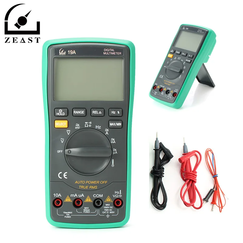 

Digital Multimeter 6000 counts Auto Ranging AC/DC voltage meter Flash light Back light Large Screen