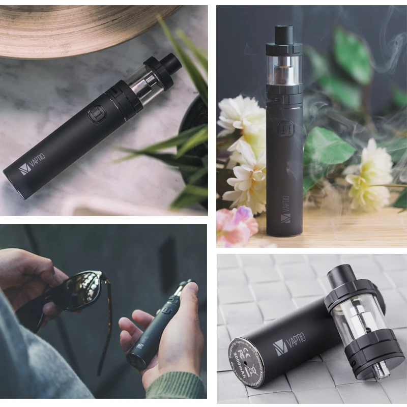Электронная сигарета 100 Вт испаритель Vaptio C2 3000 мАч набор для вейпа со встроенной