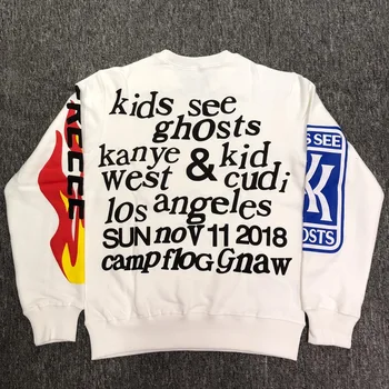

Best Version Kanye West Kids See Ghosts Collection Women Men Sweatshirts Hoodie Hiphop Streetwear Men Sweatshirt Pullover