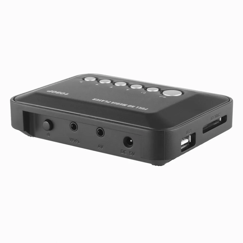 DC 5 В 2A HD 1080P USB HDMI медиаплеер коробка SD/MMC ТВ видео SD MMC RMVB MP3 Мульти ТВ с ИК-пультом дистанционного управления