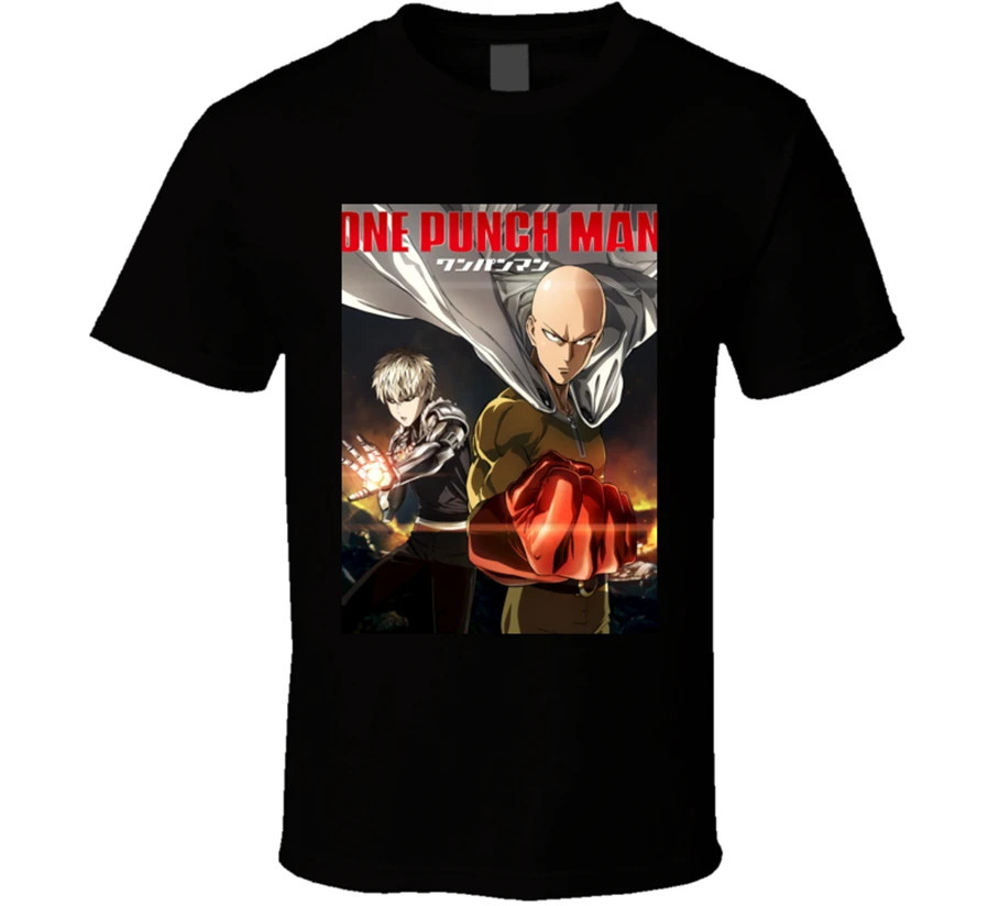Новый One Punch Man аниме постер телешоу Мужская футболка одежда Размер S 2Xl 9Xl
