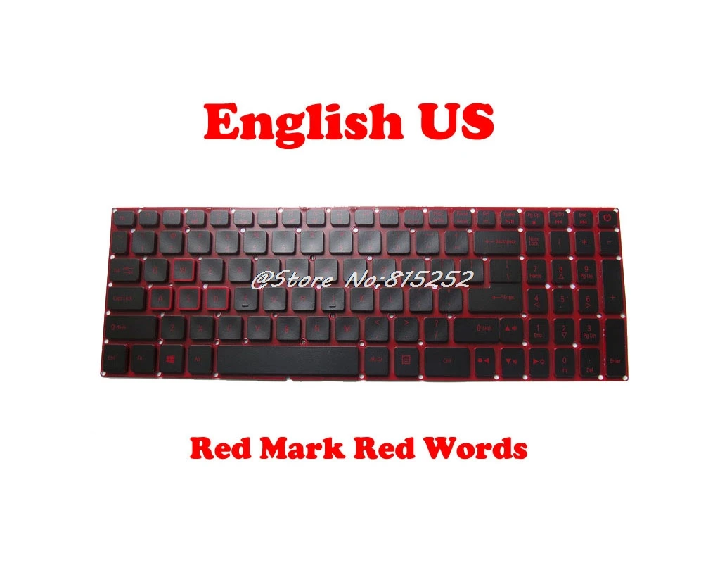 Клавиатура с подсветкой для ACER VX5 591 793 VN7 593 SX152702AS1 ACM16B63U4 NK.I1513.053