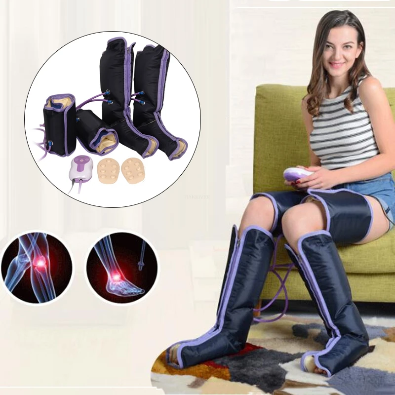 Air Compression Leg Massager Electric Circulation Leg Wraps For Body