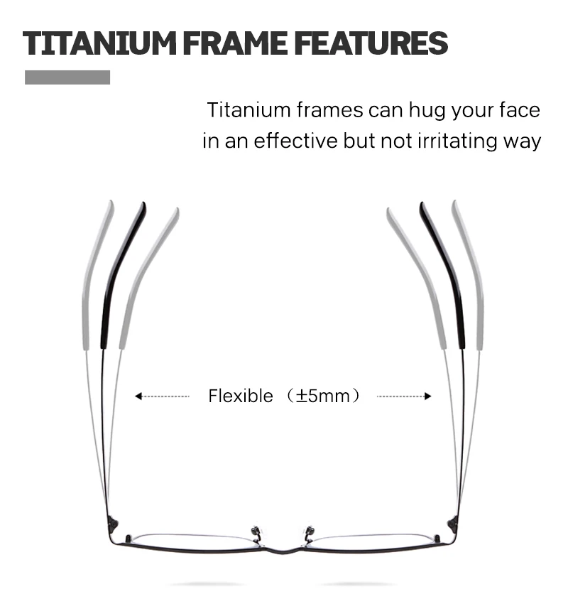 Титановая оправа для очков, ультра-светильник, гибкие очки для близорукости, женские и мужские очки, полная оправа, очки Oculos EJ004-527