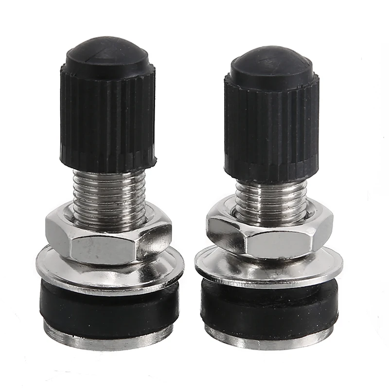 2pcs 36mm*14mm Metal Tyre Valve Bolt In Stem Fit Any Kinds Of Cars Motorcycles Bicycles Tire Parts