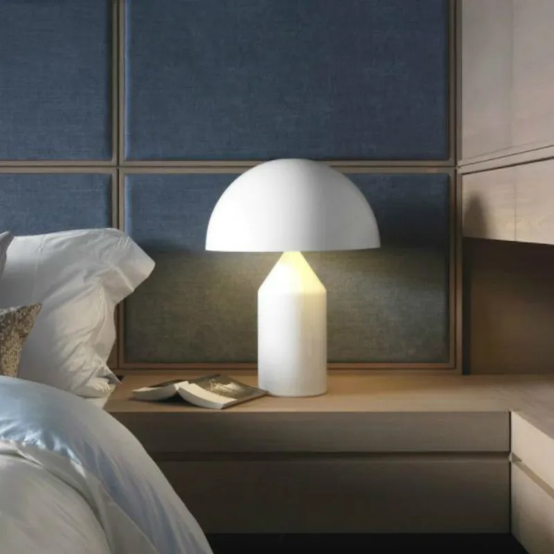 Минималистичный постмодерн, светильник для спальни, кабинета, Настольный светильник, скандинавский стиль, креативные грибные настольные лампы