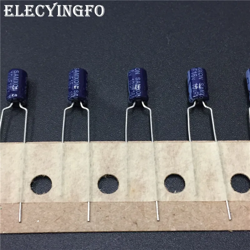 200 шт. 10 мкФ 16V10uf SAMXON SS серии 4x7mm высокое качество 16V10uF Алюминий электролитический