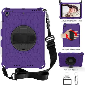

iPad case for iPad 7th Child Protection case Child Protection case, with Anti-Fall EVA Shoulder Strap Shockproof