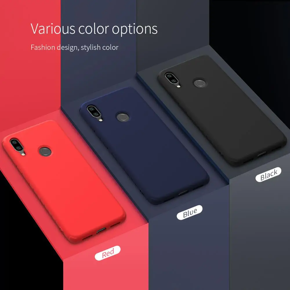 Прорезиненные Чехлы для Xiaomi Redmi Note7 Note 7 Pro чехол Nillkin из ТПУ мягкая задняя крышка