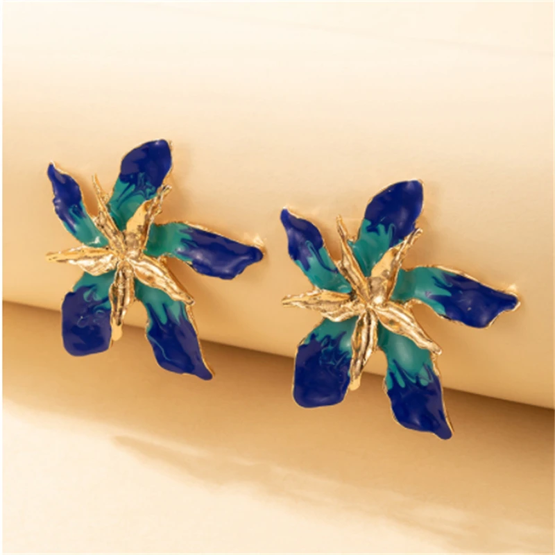 Anillos Grandes Con Forma De Flor Ajustables Para Mujer - Joyería Llamativa Para Bodas, Cumpleaños O Eventos
