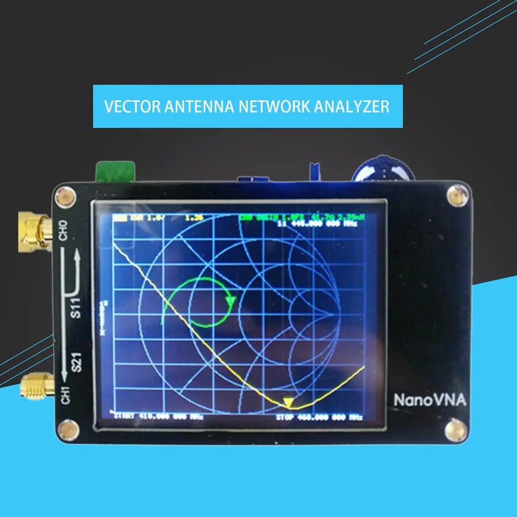 Маленький и портативный антенный анализатор Nanovna, Векторный сетевой анализатор, коротковолновый Mf Hf Vhf, программное обеспечение для управления ПК
