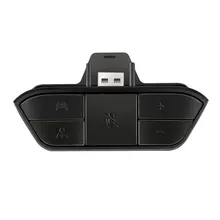 Черный стерео гарнитура адаптер гарнитура аудио адаптер наушники конвертер для microsoft Xbox One беспроводной игровой контроллер