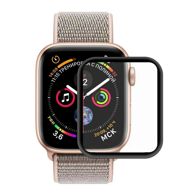 

3D Curved PET (Not Glass) Clear Full Cover Protective Film For Apple Watch Series 1/2/3/4 38mm 42mm 40mm 44mm Screen Protector