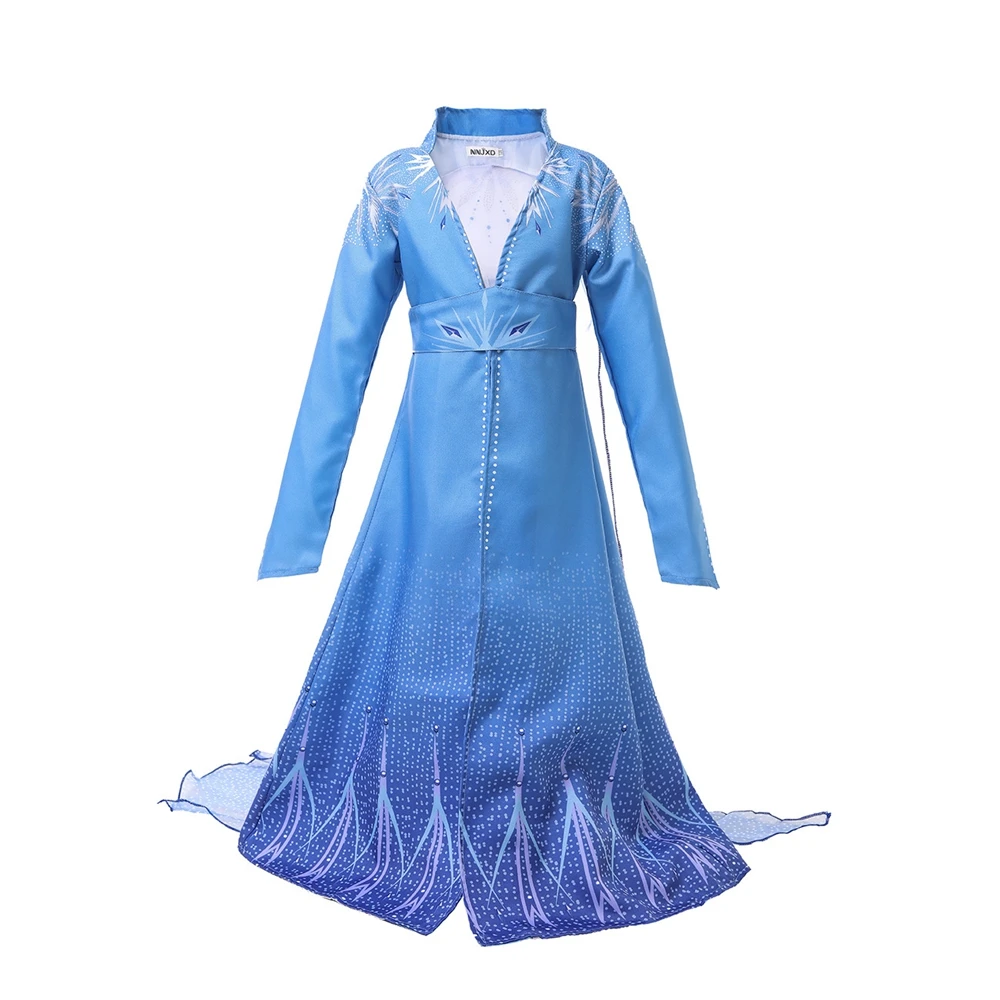 3 предмета, платье Эльзы и Анны для девочек на год, fantasia infantil, Детские вечерние костюмы Снежной королевы, карнавальный костюм принцессы для дня рождения