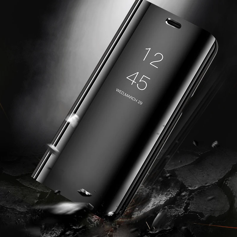 

Xiaomi Redmi Note 8 Pro Cover Shockproof PU Leather Case Redmi Note8 Flip Mirror Smart Luxury Phone Case For Redmi Note 8 Pro
