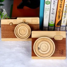 Детское деревянное украшение в виде камеры музыкальная шкатулка креативный подарок на день детей ремесла для девочек и мальчиков подарки на день рождения