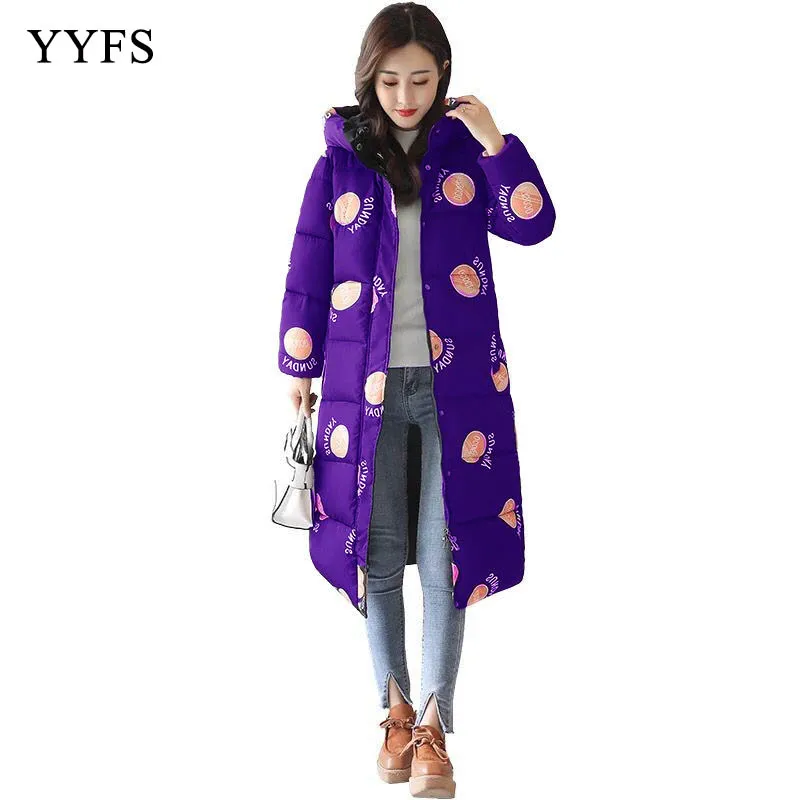 

Abrigo largo con capucha grueso para mujer invierno Casual chaquetas con cremallera Mujer Vogue elegante Outwears M-2XL talla gr