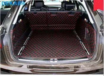 

High Quality Mats Full Set Car Trunk Mats Fit For S6 Allroad 2016-2012 Luggage Mat Boot Carpets Caro Liner A6 2015 Styling