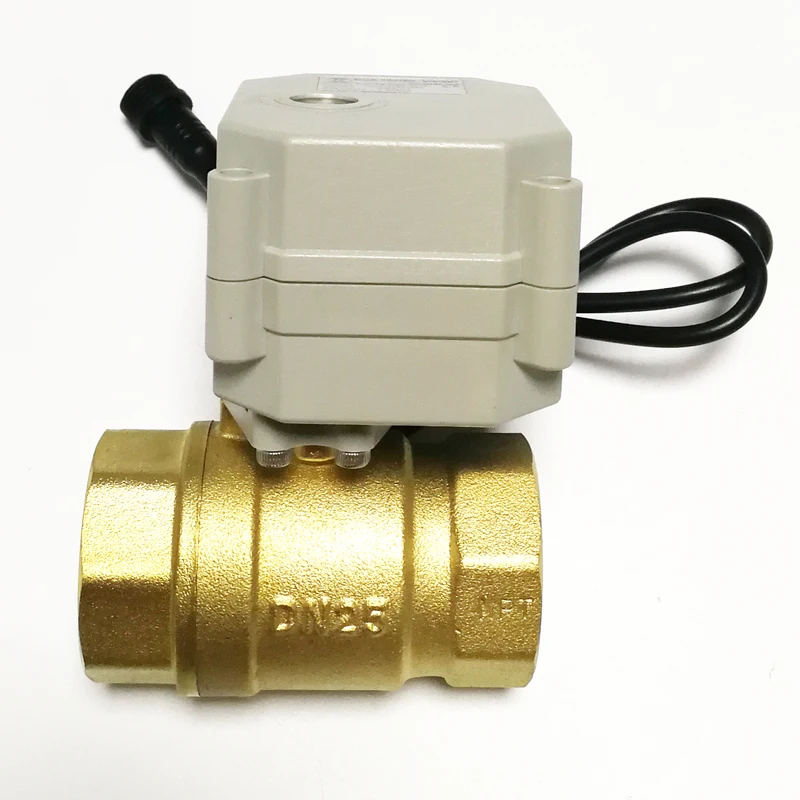 intellegent water leak sensor alarm detector control electric valve automatically, leak protector used for DN25, 1" Pipe line