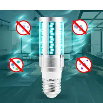 

15W 20W UV Germicidal Lamp E27 Ultraviolet UVC Light Corn Bulb Disinfection Sterilization LED Lights Home Clean Kill Mites