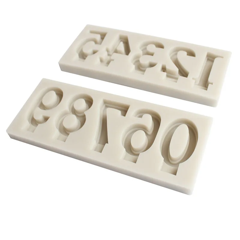 

Numbers Silicone Cake Mold Kitchen Baking For Chocolate Pastry Cupcake Clay,Fondant Decorating Tools