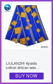 Воск liulanzhi ткани настоящая вощеная ткань Анкара с камнями высокое качество хлопок батик ткань 6 ярдов/партия ML2ZL34-ML2ZL64