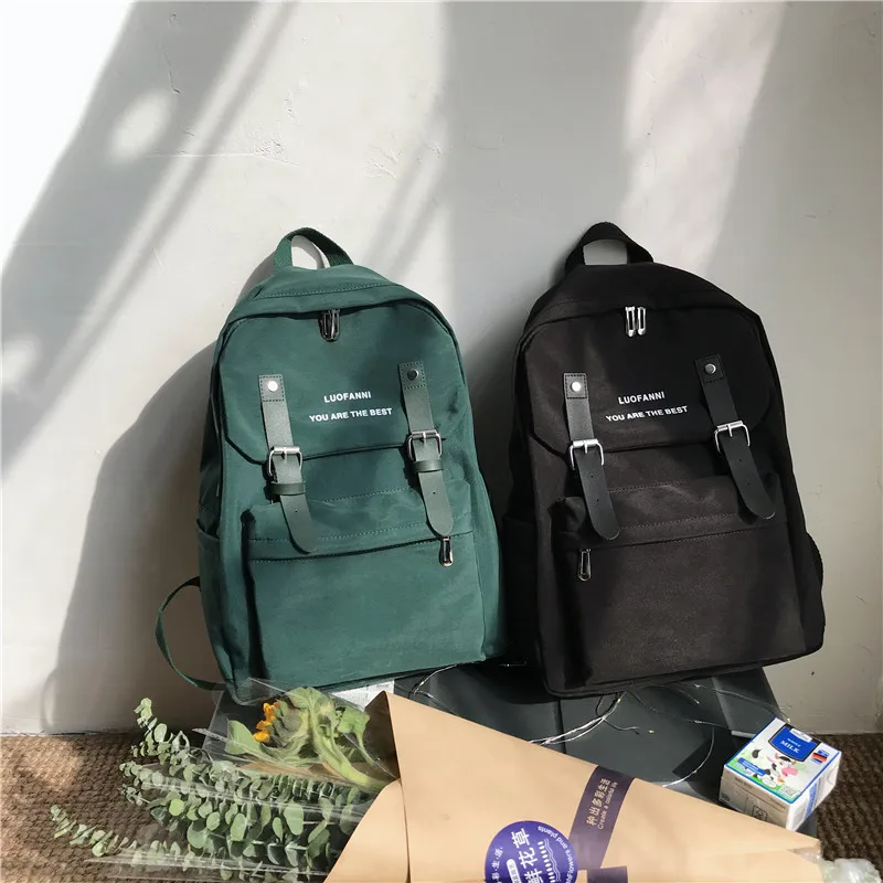 

Backpack Fashion Women Canvas School Backpack For Girls Large Capacity School Bag Mochilas Female Knapsack Bagpack Backbag