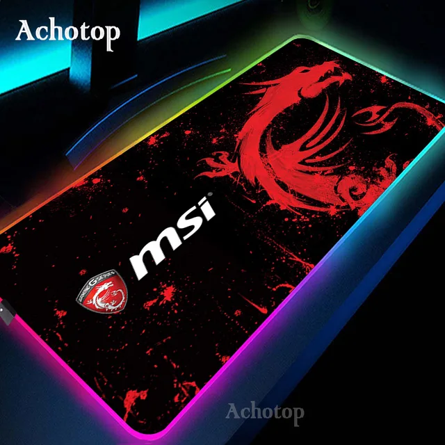 Large Office RGB LED Illumination Mouse Pad Mat Game Gamer Razer Gaming Mousepad Keyboard Compute Anime Desk Mat for CSGO 9