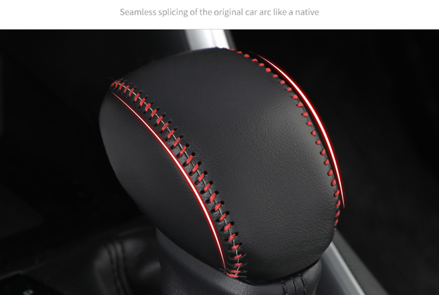 Toyota RAV4 2019 2020 2021 RAV 4 XA50 PU Leather Car Gear Shift Head Cover Trim Decoration Sticker Case Auto Accessories