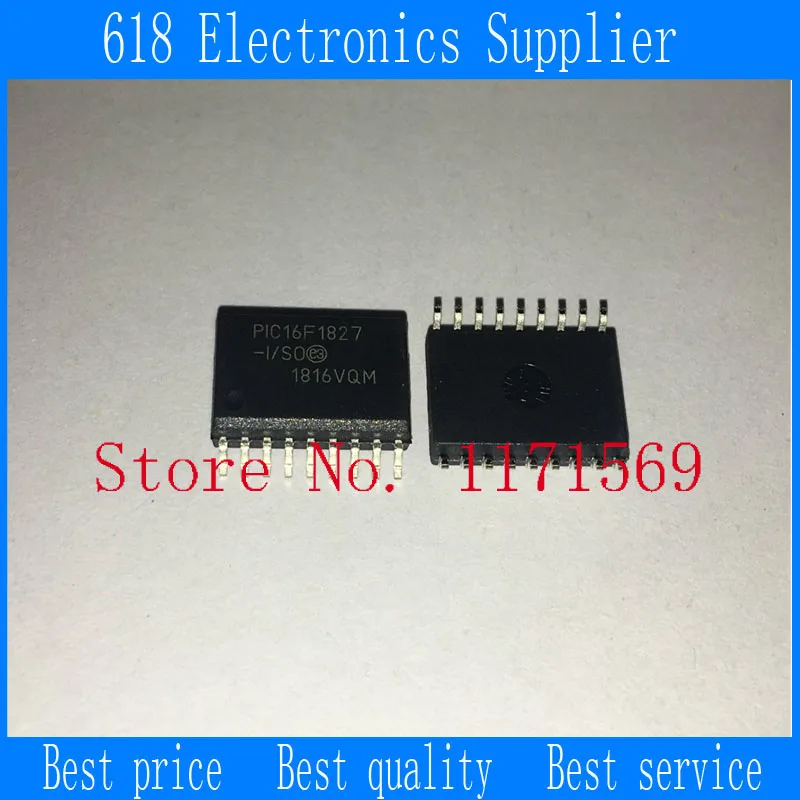 100% New 10pcs/lot PIC16F1827-I/SO PIC16F1827 SOP18 | Электроника