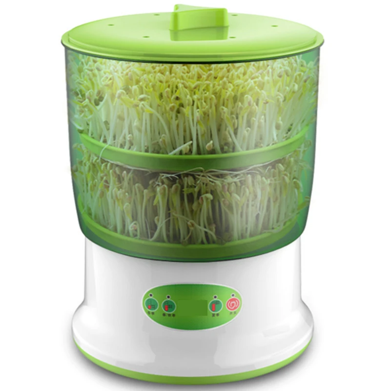 Household Sprout Machine Automatic Bean Sprouts Machine Dual Layer Sprouting Kit 