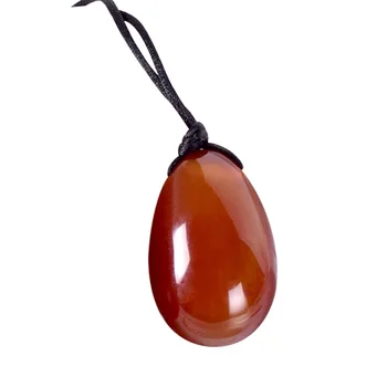 

Crystal Eggs Agate Agate Egg Ben Wa Ball Women'S Tightening Kegel Ball Exerciser-Small