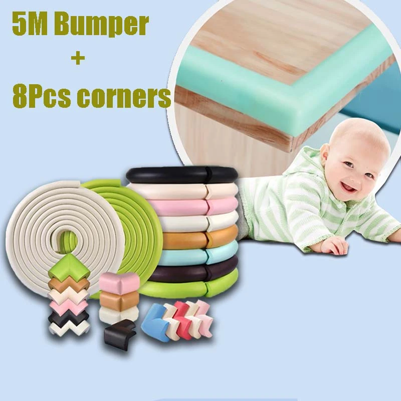 Protección de seguridad para bebés de 5M,Protector de esquina de los muebles,protección de ángulo,protectores para las esquinas de las mesas 