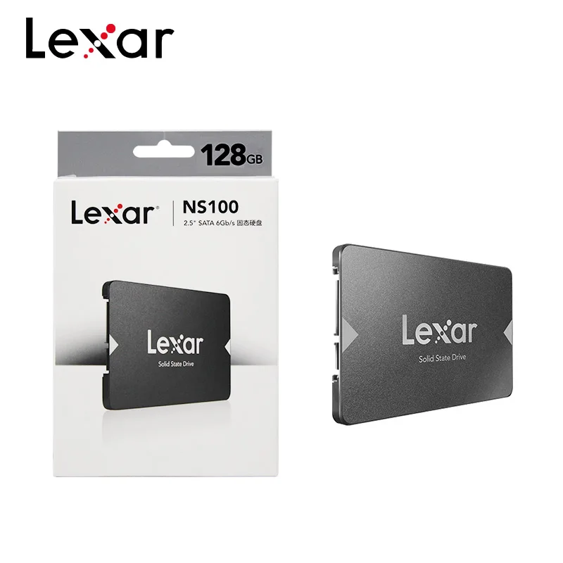 100% Оригинальный Внутренний твердотельный накопитель Lexar NS100 2 5 &quotSATA III SSD 128 ГБ 256