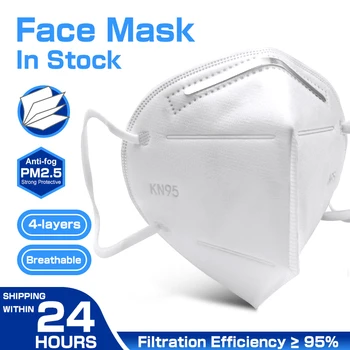 

Fast shiping 100pcs medical Face Masks Safety 95% Filtration for Dust Particulate Pollution Protective Mouth Mask Mascarillas