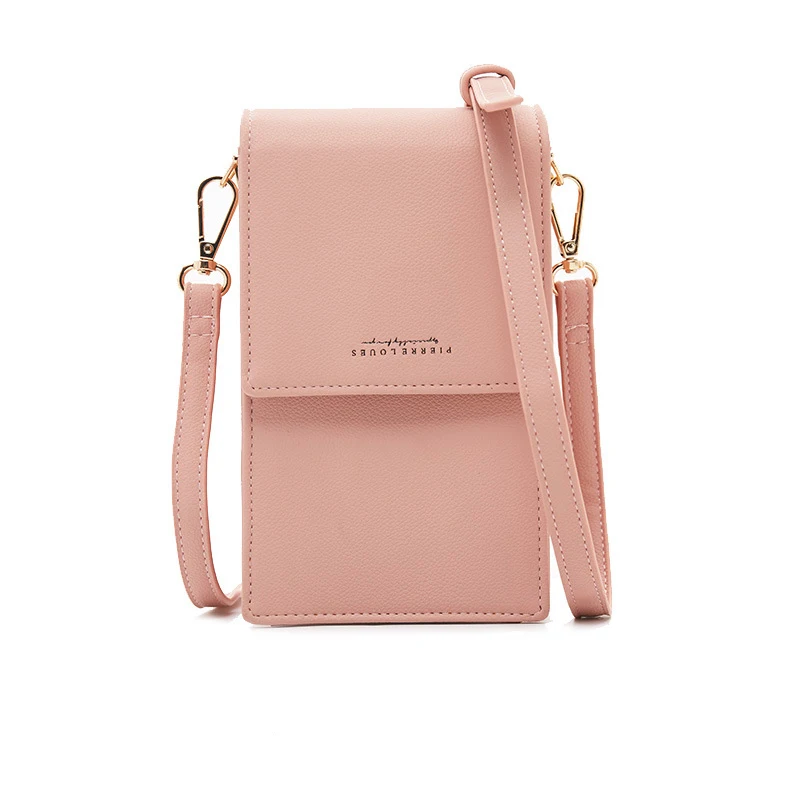 Маленькие женские сумки через плечо, брендовые дизайнерские мягкие кожаные для телефона, кошелек, сумочка, модные женские сумки-мессенджеры, мини женская сумочка на молнии - Цвет: Design2 Pink