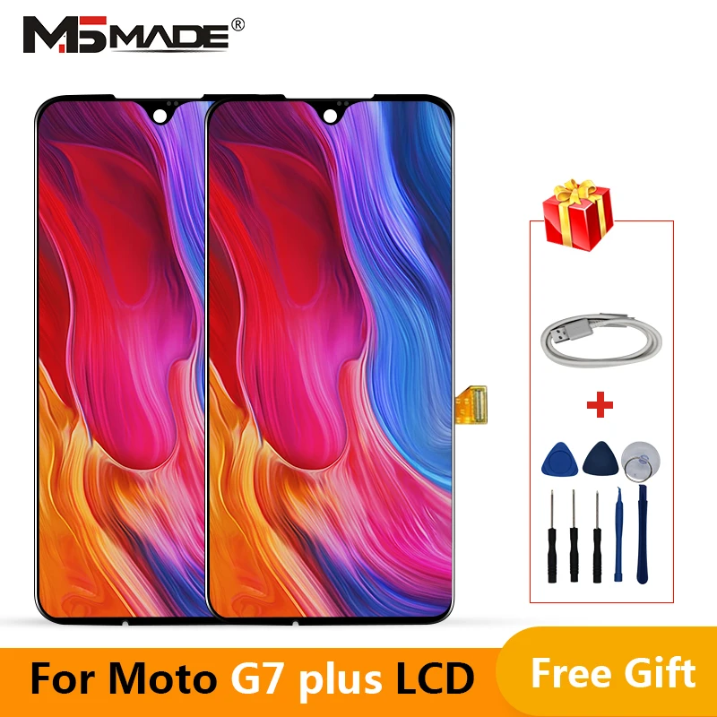 

6.24" Original For Moto G7 Plus LCD Touch Screen Digitizer For Motorola Moto G7 Plus Display Replacement Parts Free Shipping