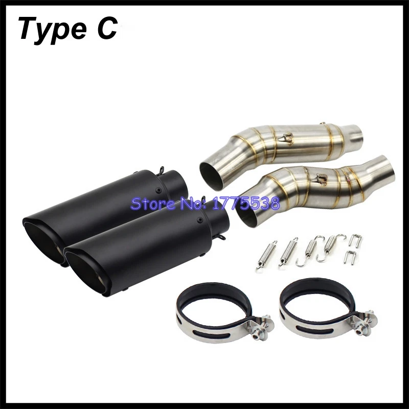 Motorcycle Exhaust Muffler Link Pipe for Kawasaki Z1000 Z1000SX NINJA 1000 2010-2020 with Muffler Escape Demper Connect Pipe - Image 4