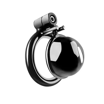 Stainless steel male small metal penis lock Bird Trumpet Chastity cage belt cock rings slave bondage restraint BDSM man sex toy 2