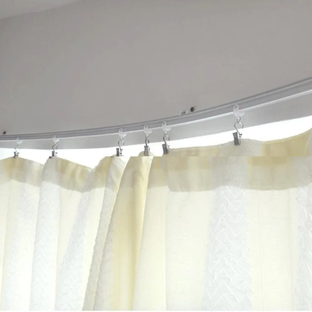 10pcs/lot High Quality Extra Heavy Curtain Clamp Bath Shower Window sunshade Curtain Stainless steel clip curtain fittings