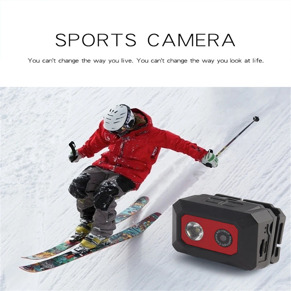 Наружная Экшн-камера DVR Full HD мини-видеокамера пластиковая Автомобильная Спортивная DV альпинистская ночная съемка светодиодный широкий угол 1080P
