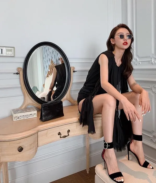 Уличная мода WHITNEY WANG, дизайнерское платье с бахромой и перьями, женские стильные вечерние платья